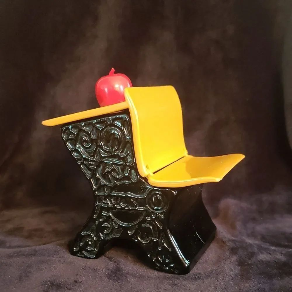 Vintage 1970s Avon Remember When School Desk Decanter